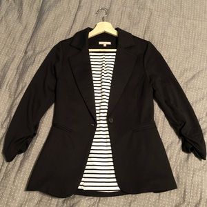 41 Hawthorn Black 3/4 Sleeve Blazer